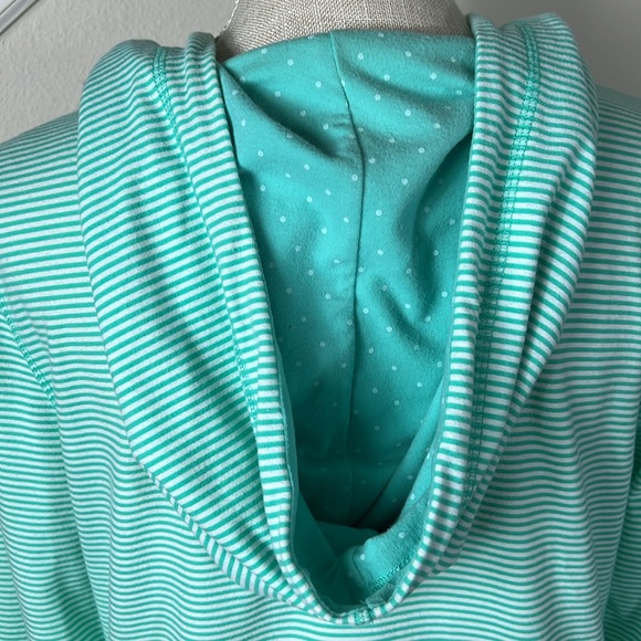 Made for Life PM Green Striped Hoodie Jacket - Picture 10 of 15